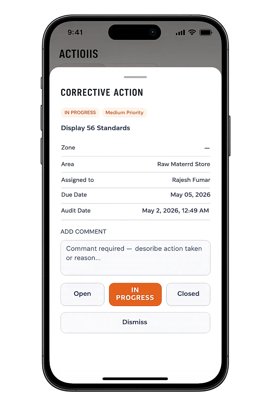 Action Update